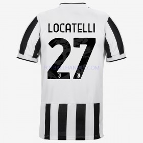 Herre Fotballdrakter Juventus Manuel Locatelli 27 Hjemme 2021-22 Kortermet